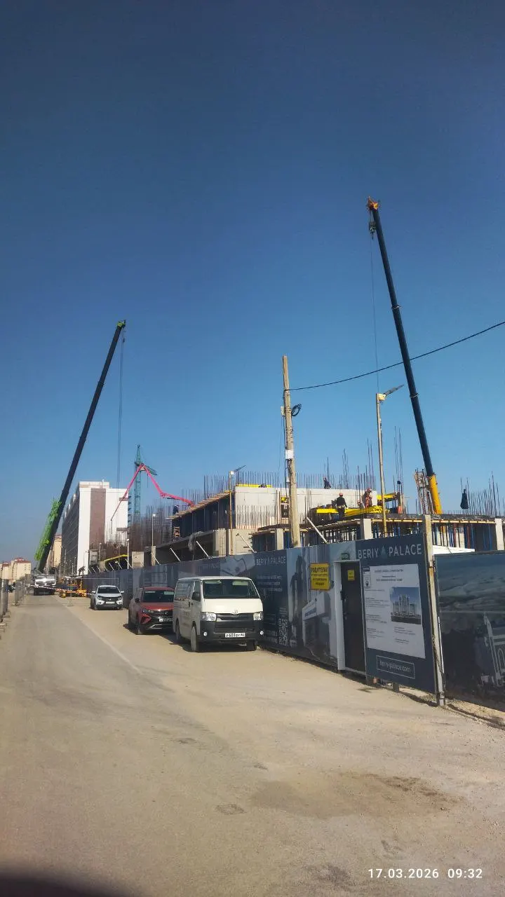 Ход строительства Beriy Palace: март 2026